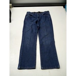 Lee Sinfully Soft Women's Blue Denim Jeans Size 12S Pet